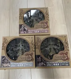 海洋堂】リボルテックタケヤ 風神・雷神 2体セット 可動フィギュア