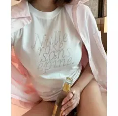 epine rhinestone tee（white）のサムネイル