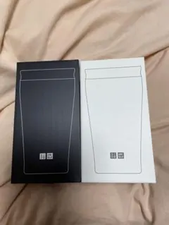 【匿名配送】ユニクロ　2025 感謝祭ノベルティ　タンブラー　2個セット　白・黒