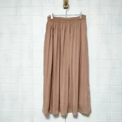 UNIQLO ユニクロ (M)　ギャザー ロングスカート