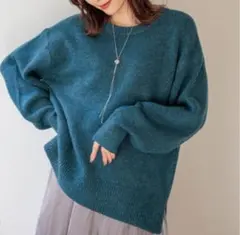 GLOBAL WORK フワフワHug meクルーネックプルオーバー