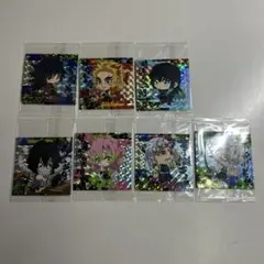 鬼滅の刃ウエハースシール柱7枚セット