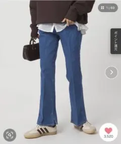 green label relaxing レディ デニム パンツ　38