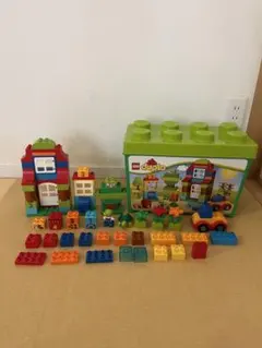 【美品】⭐️レゴ (LEGO) デュプロ みどりのコンテナボックス