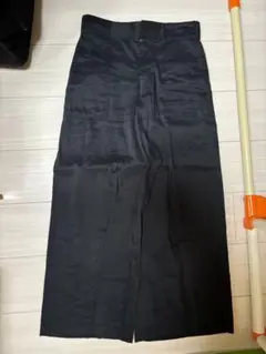 MACHETE ブラック リネンワイドパンツ L