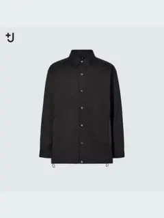 UNIQLO +J 21aw オーバーサイズシャツブルゾン 黒 Lサイズ