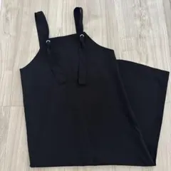 DISCOAT サロペットワンピース　ブラック free