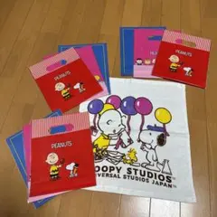 スヌーピーハンドタオル&ギフトバッグセット
