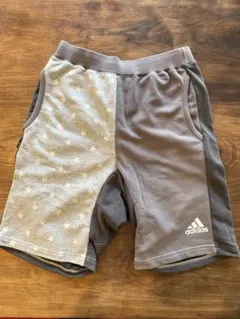 アディダス　スウェット　ショートパンツ　星柄　グレー