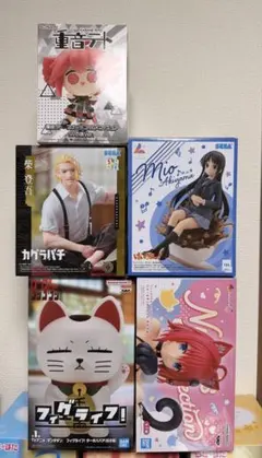 【新品未開封】重音テト ターボババア 秋山澪 柴登吾 メア フィギュア 5点