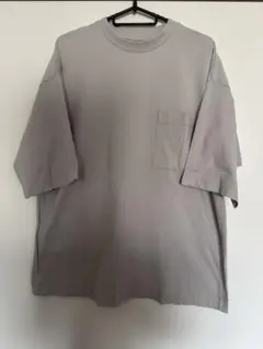 無印良品 MUJILabo(ムジラボ)Tシャツ　グレー　ベージュ　S-Mのサムネイル