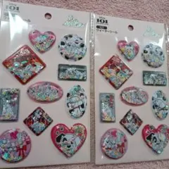 新品♡ウォーターシール♡ディズニー２枚セット♡101匹わんちゃん♡