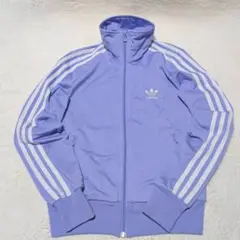 希少カラー adidas ラベンダー トラックジャケット 刺繍 レディース