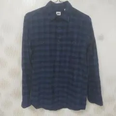 UNIQLO ユニクロ 長袖シャツ メンズ 青 シャツ Sのサムネイル