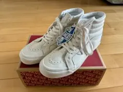 新品VANS SK8-Hi 38DX 26.5cmホワイトレザースケートハイ
