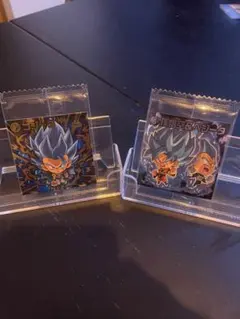 ドラゴンボール ウエハース　ゴジータ 悟空&ベジシール 2枚セット