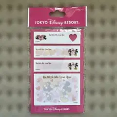 新品　東京ディズニーリゾート ミッキー ミニー 付箋セット　ピンク　ハート
