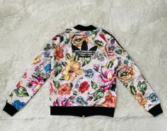 【美品】希少 アディダス フラワープリント ジャケット ジャージ トレフォイル