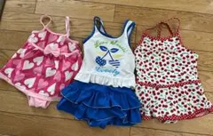 女の子 水着セット 80 90 95