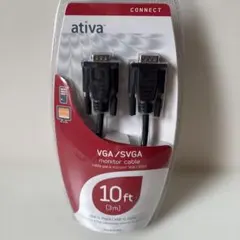 VGA/SVGAモニターケーブル 3メートル/10フィート