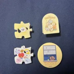 BT21 クリップ・バッチスタンドセット