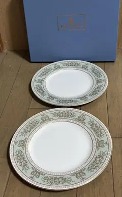 ウェッジウッド コロンビア セージグリーン 20cm プレート4枚 - メルカリ