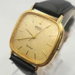 セイコー　稼働　ドルチェ ドレス スクエア　時計　リューズなし