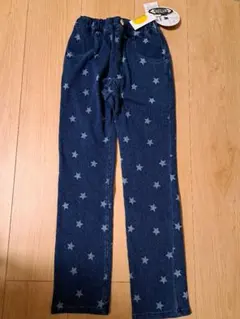 ムージョンジョン　星柄デニムパンツ 130cm