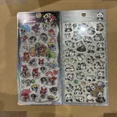 正規品　カミオジャパン　パワパフ　プチドロップシール　クーリア　パンダ