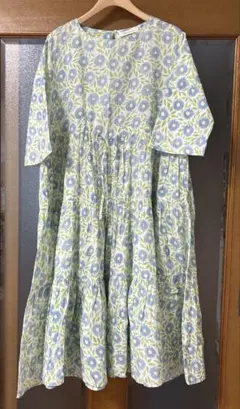fabric okinawa ロングワンピース 新品 インド綿 ヴェリテクール