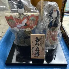 芹川英子監修正絹刺繍雛人形 古今立雛 伝統工芸品のサムネイル