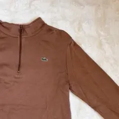 LACOSTE ブラウン ポロシャツ 長袖 サイズ2