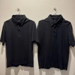 ユニクロ エアリズム ポロシャツ 紺 Mサイズ2枚セット