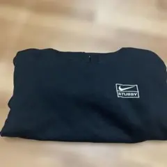 STUSSY ナイキ ロゴ フード付きパーカー ブラック