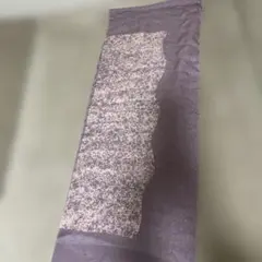 美品　薄い小豆色　帯揚げ　正絹