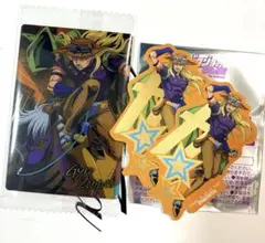 マツキヨ　ジョジョ　ステッカー　ジャイロツェペリ　ジョジョの奇妙な冒険　２枚