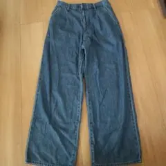 UNIQLO ドレープデニムタックパンツ Mサイズ