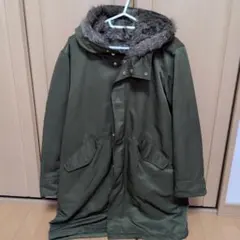 ファーライナー付き モッズコート カーキ