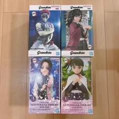 胡蝶しのぶ　冨岡義勇　猗窩座　栗花落カナヲ　フィギュア　4個セット