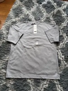 ユニクロU エアリズムコットンオーバーサイズTシャツ サイズL タグ付き未使用