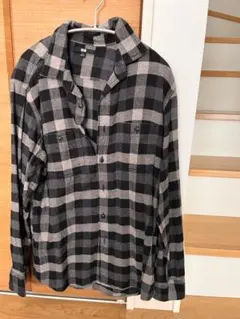 ユニクロチェックシャツLサイズ
