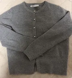 ZARA メタルボタンニットジャケット
