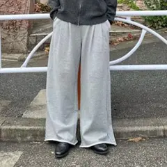 SINSS 2タックスウェットパンツ ライトグレー XL