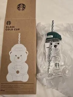 新品 韓国　スターバックス ベアリスタ グラス タンブラー コールドカップ