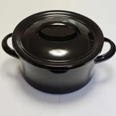 月兎印 キャセロール 19cm ブラックのサムネイル