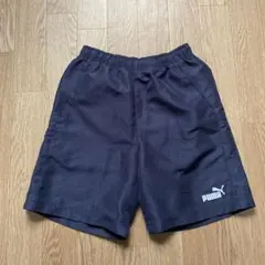 PUMA キッズ　インナーパンツ付プーマ水陸両用　水着　ハーフパンツ　ネイビー