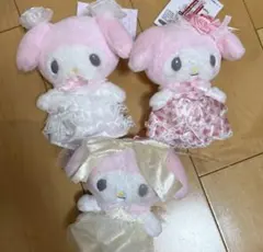 サンリオ レディマイメロディ マスコットホルダー 3点セット
