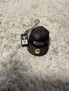 New Era ミニキャップキーホルダー ブラック