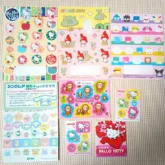 サンリオ　キャラクターズ　シール　まとめ売り　キティー　マイメロ　平成　レトロ