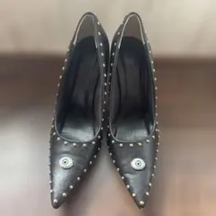 ◯YELLO◯パンプス　Lサイズ　目玉